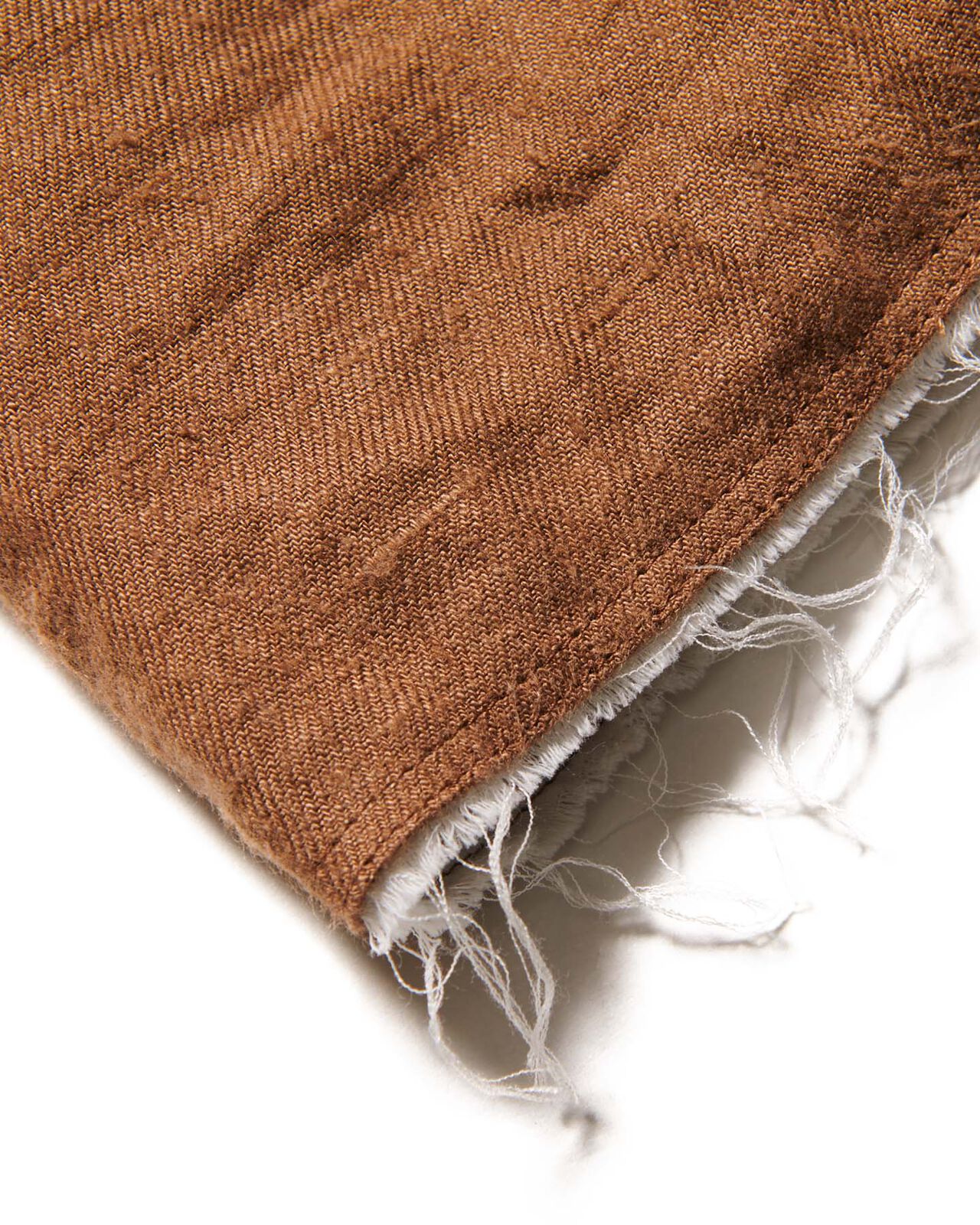 BRUSHED LINEN CUT-OFF JACKET,BROWN, large image number 5