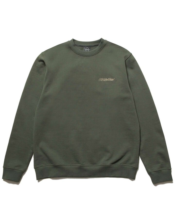 SCRIPT CREWNECK SWEAT,GREEN, medium