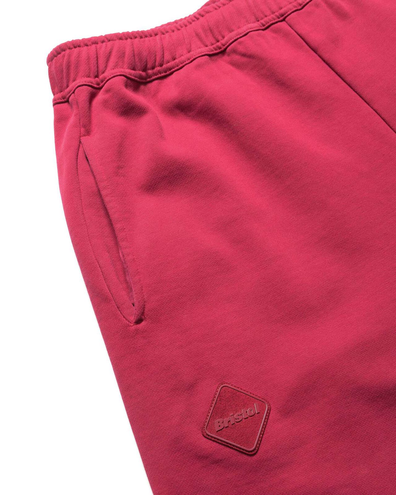 CUT-OFF LOGO SWEAT PANTS,RED, large image number 4