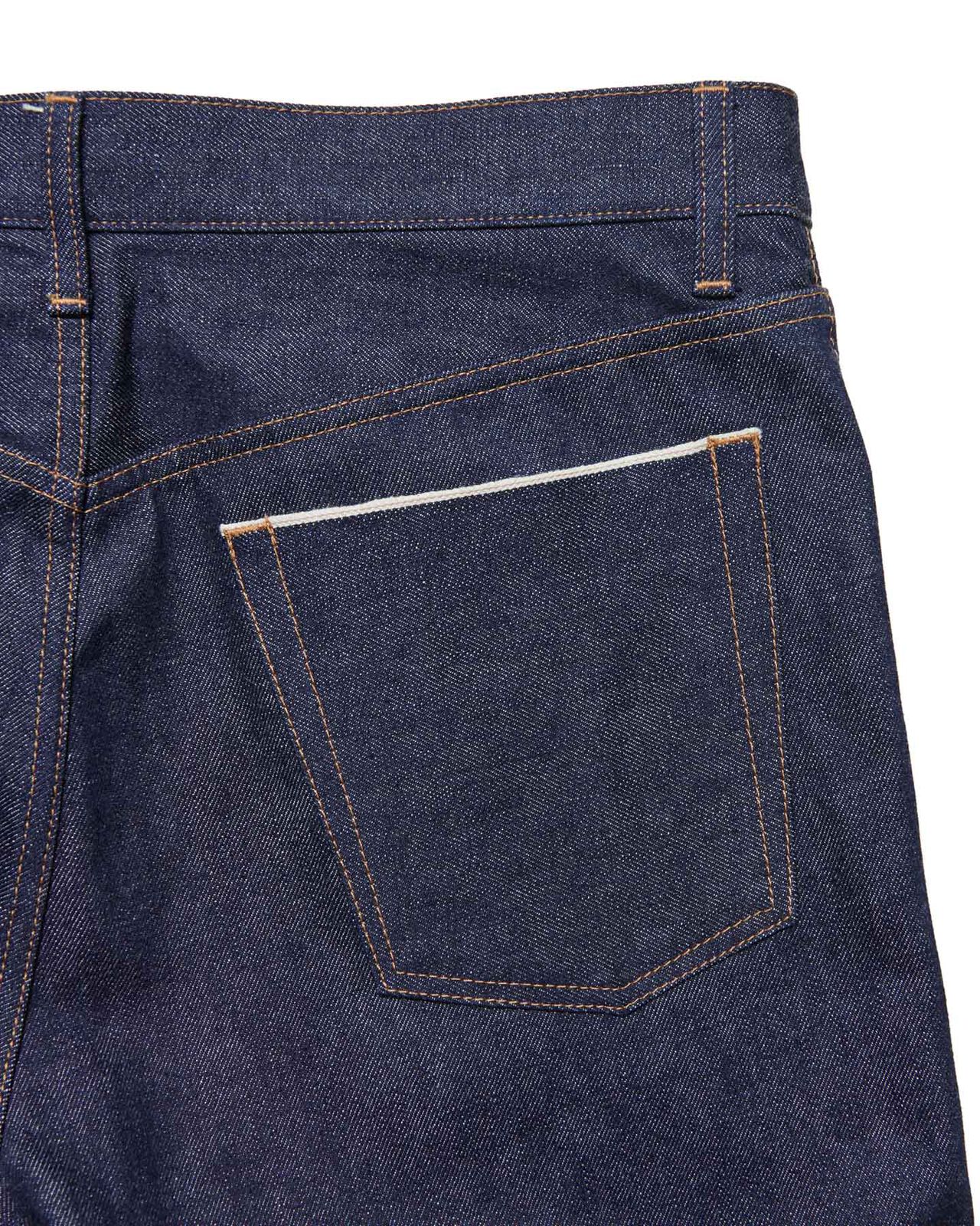 RIGID DENIM SLIM-FIT JEANS,INDIGO, large image number 3