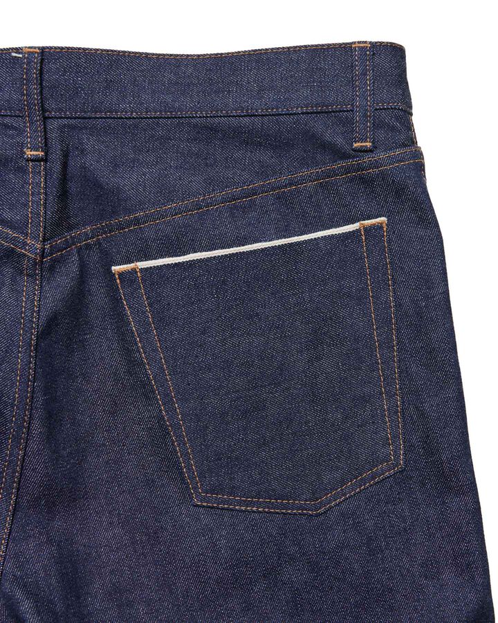 RIGID DENIM SLIM-FIT JEANS,INDIGO, medium image number 3