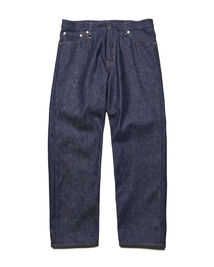 RIGID DENIM REGULAR-FIT JEANS,INDIGO, medium image number 0