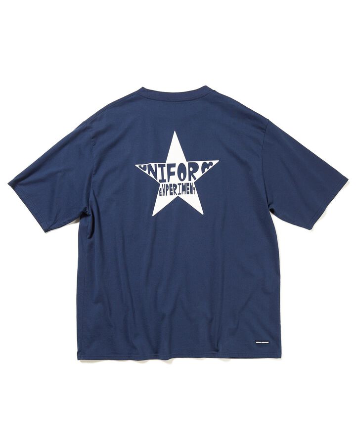 STAR BAGGY TEE,NAVY, medium image number 1