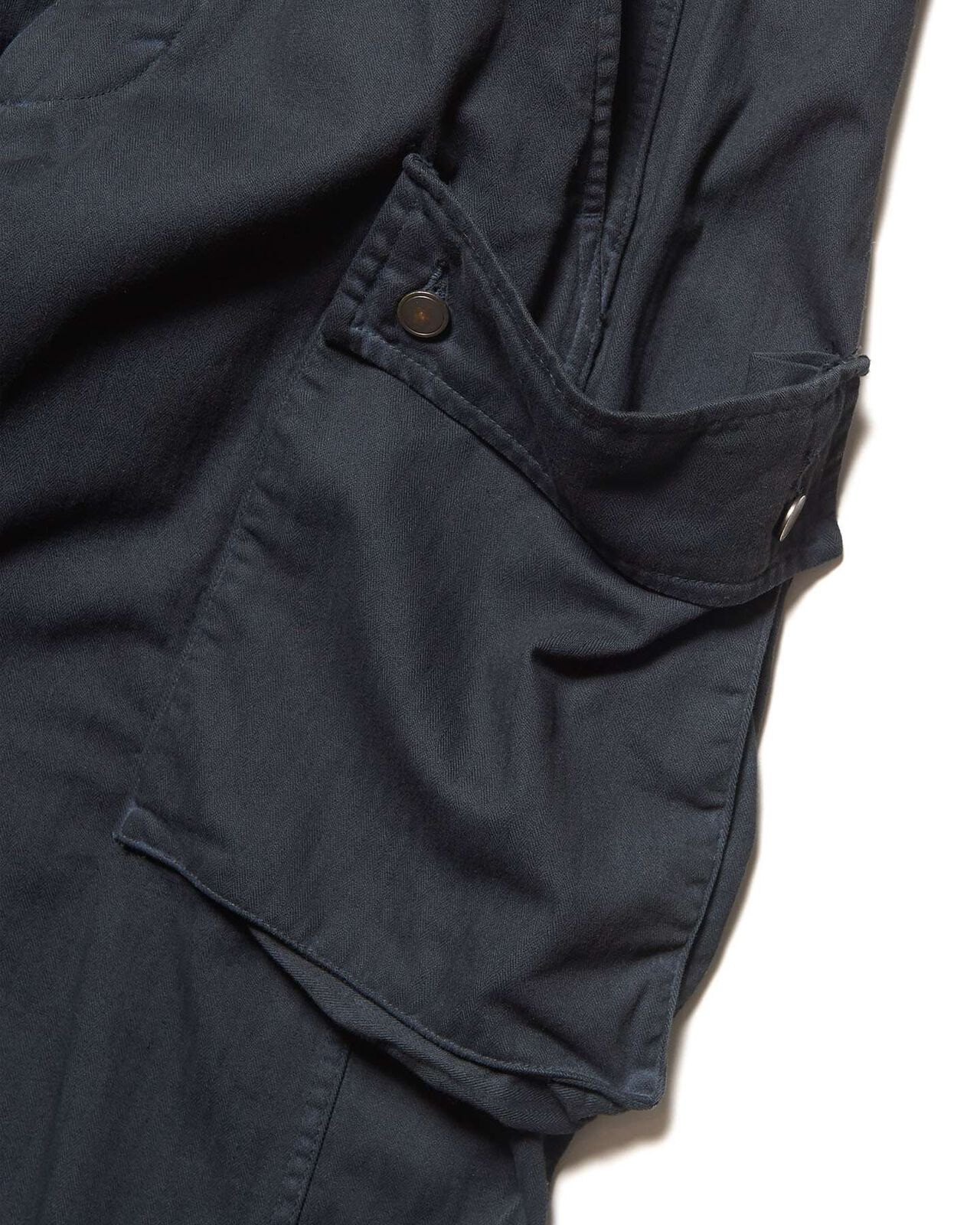 DAMAGED MILITARY PANTS,BLACK, large image number 3