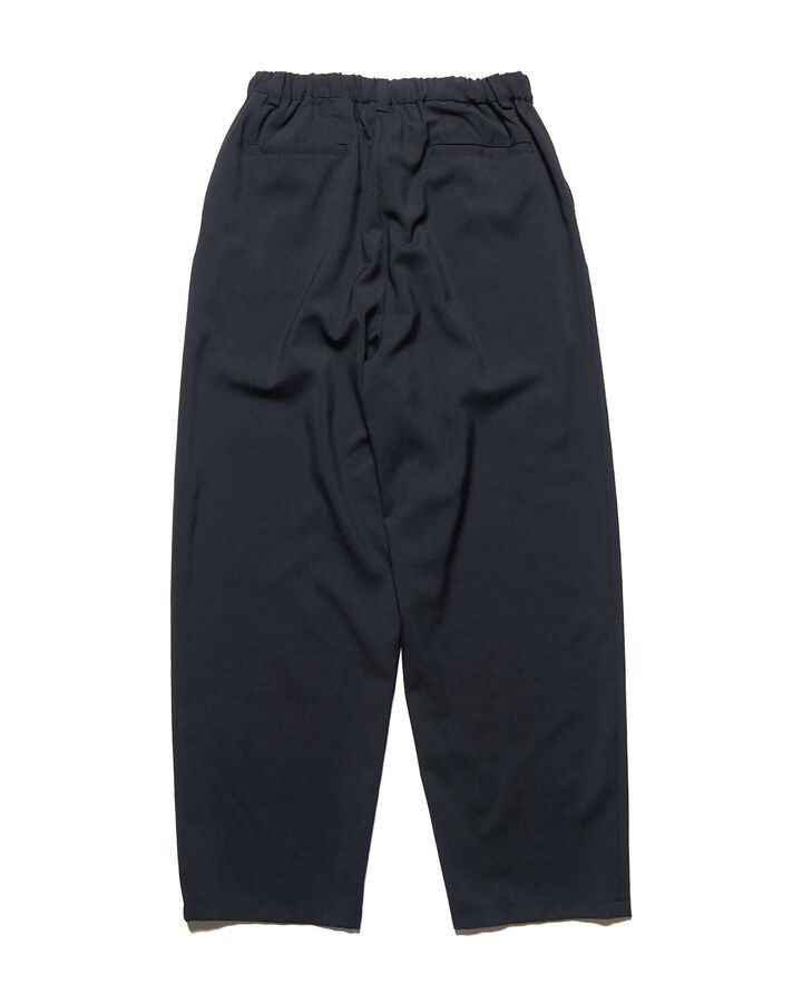 WASHBLE WOOL TAPERED BOLD PANTS,BLACK, medium image number 1