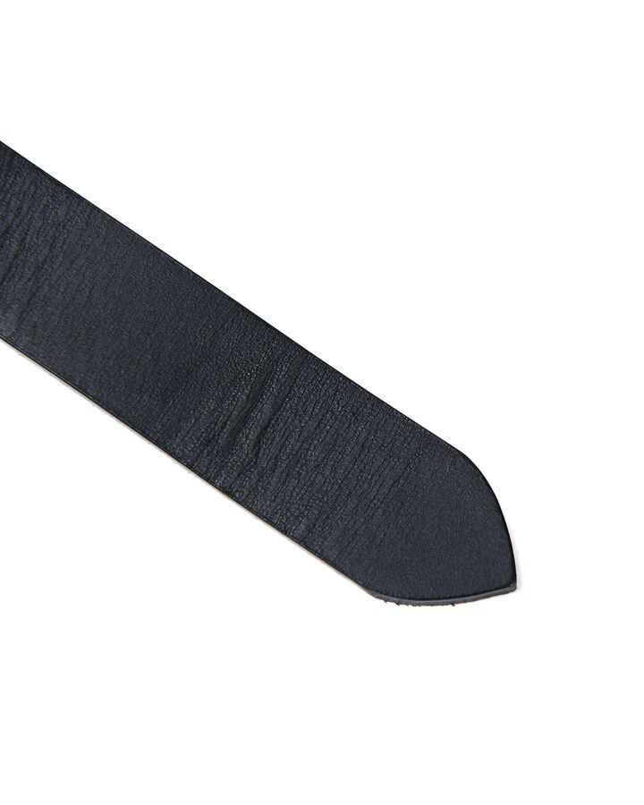 MILITARY LEATHER BELT,BLACK, medium image number 2