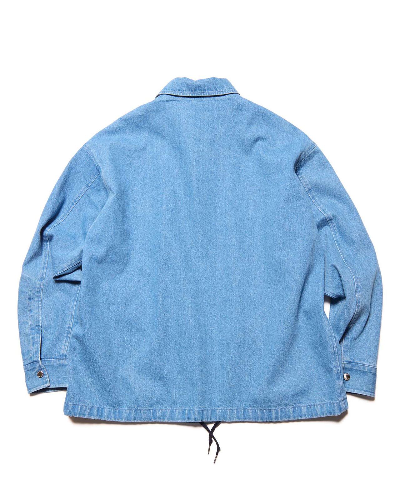 DICKIES OVERSIZED COACH JACKET,LIGHT INDIGO, large image number 1