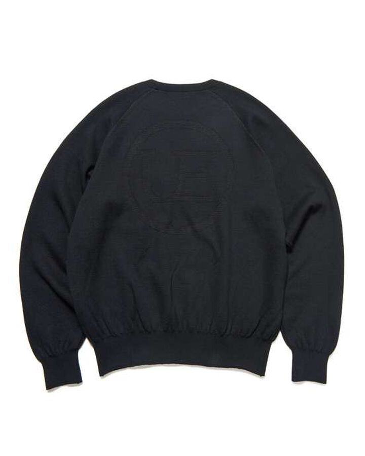 UE JACQUARD KNIT,BLACK, medium