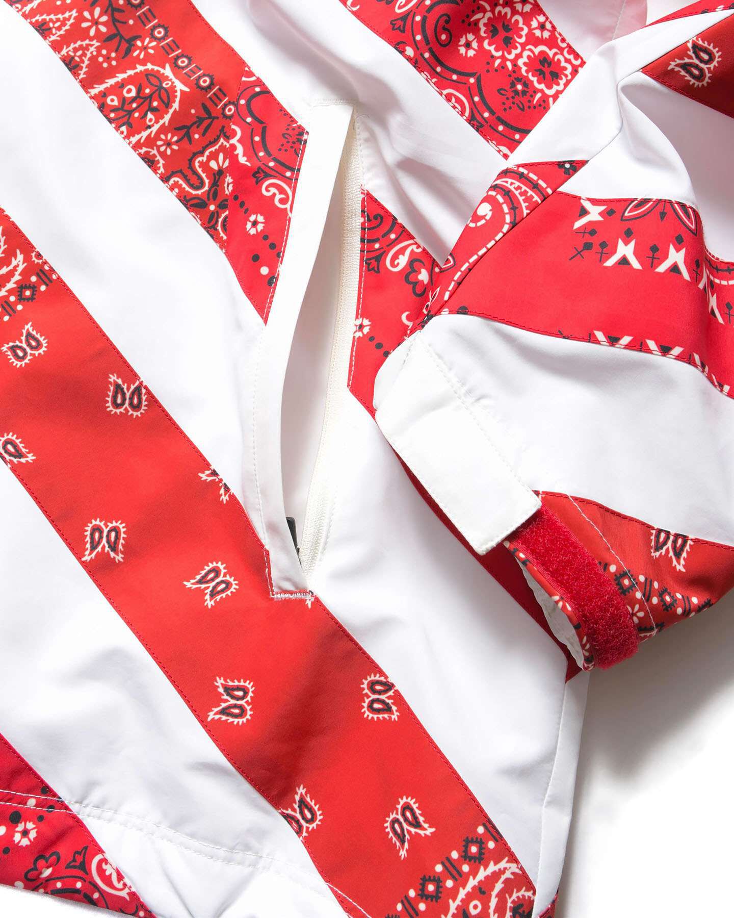 PATCHWORK STRIPE PRACTICE JACKET