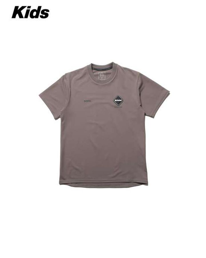 AUTHENTIC LOGO S/S TEAM TOP,LIGHT BROWN, medium