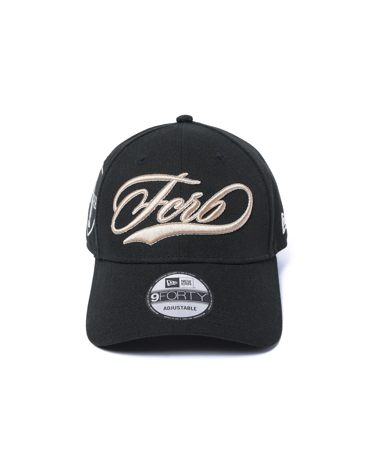 NEW ERA FLAG LOGO 9FORTY CAP,BLACK, large image number 2