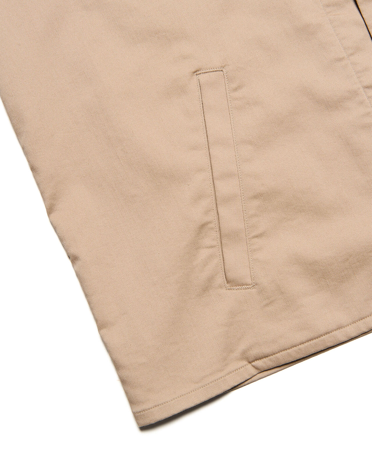 STRETCH TWILL FATIGUE SHIRT,BEIGE, large image number 3
