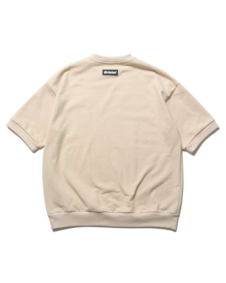 S/S CREWNECK BAGGY SWEAT,BEIGE, medium image number 1