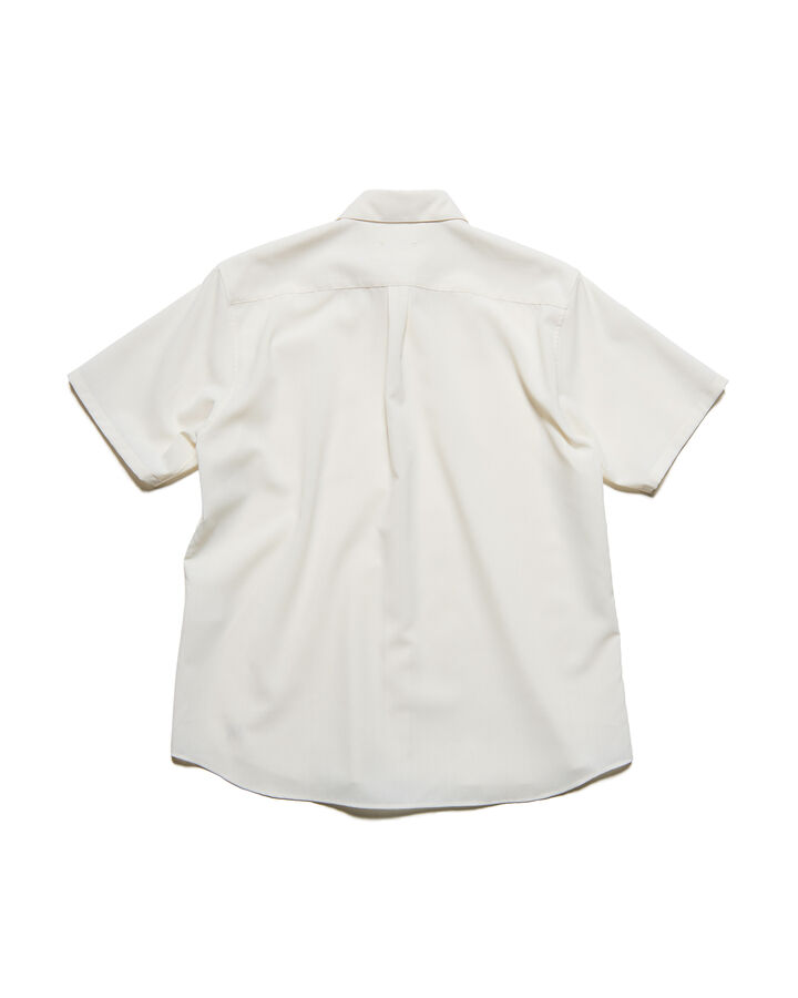 HIGH-TWIST REGULAR-FIT S/S SHIRT,OFF WHITE, medium image number 1