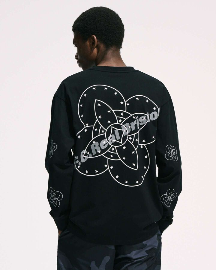 56STARS L/S TEE,BLACK, medium image number 3