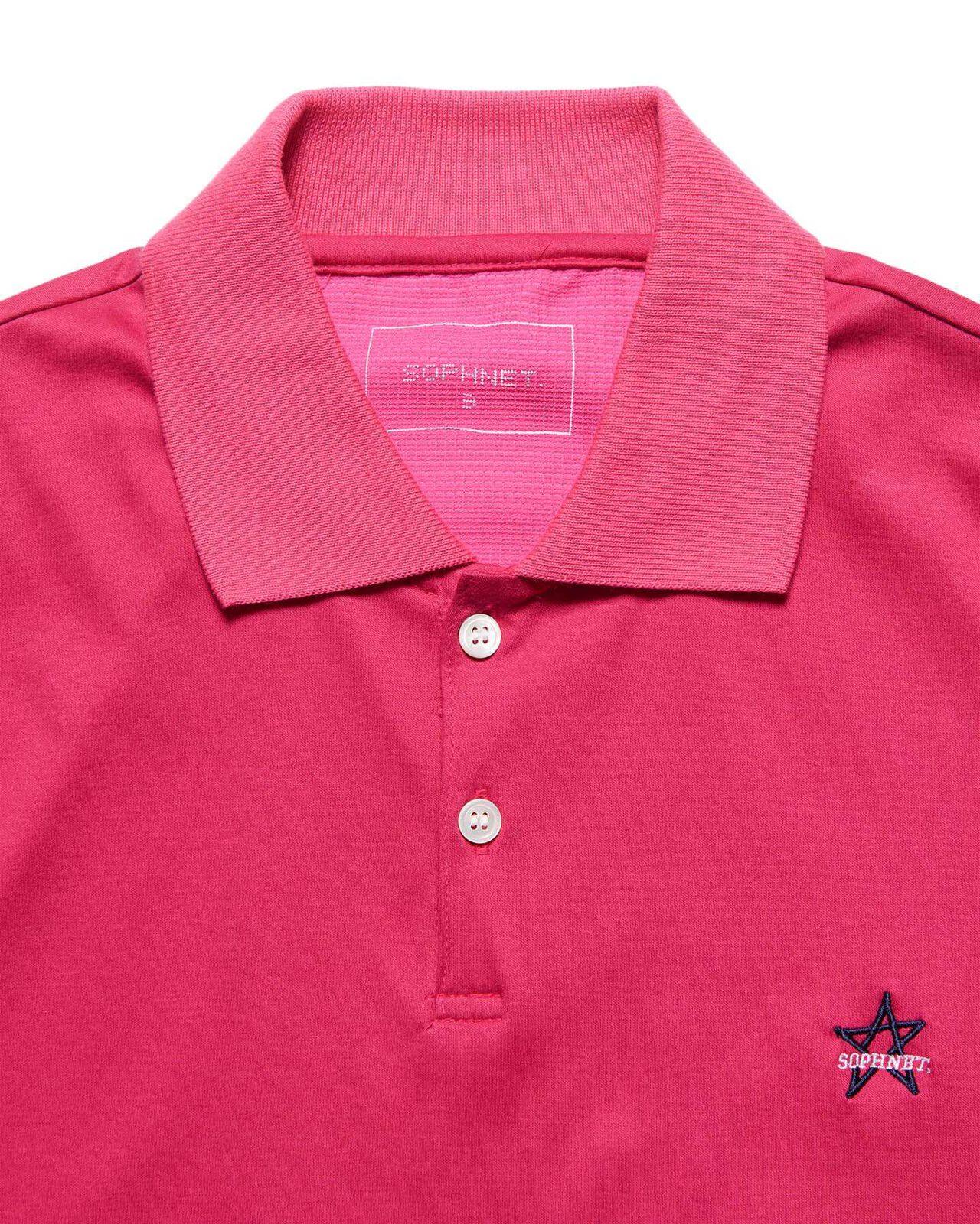 STAR S/S POLO SHIRT,PINK, large image number 2