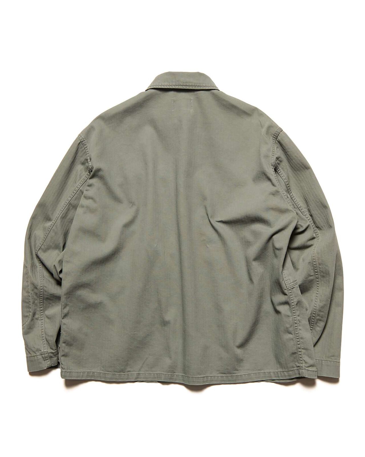 DAMAGED MILITARY BLOUSON,KHAKI, large image number 1