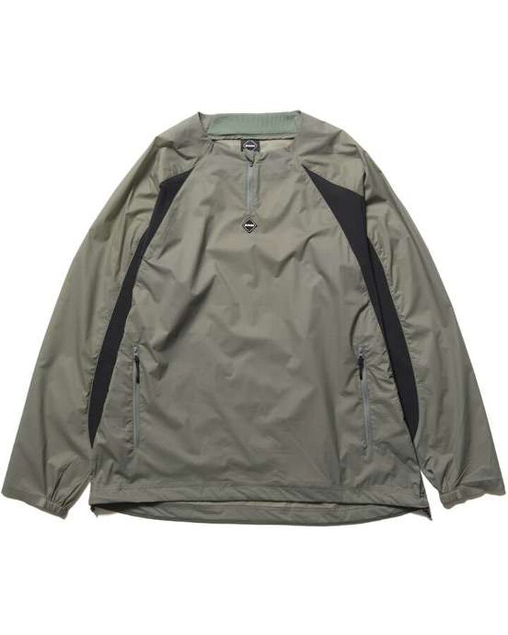 ULTRA LIGHT WEIGHT HALF ZIP PISTE,KHAKI, medium