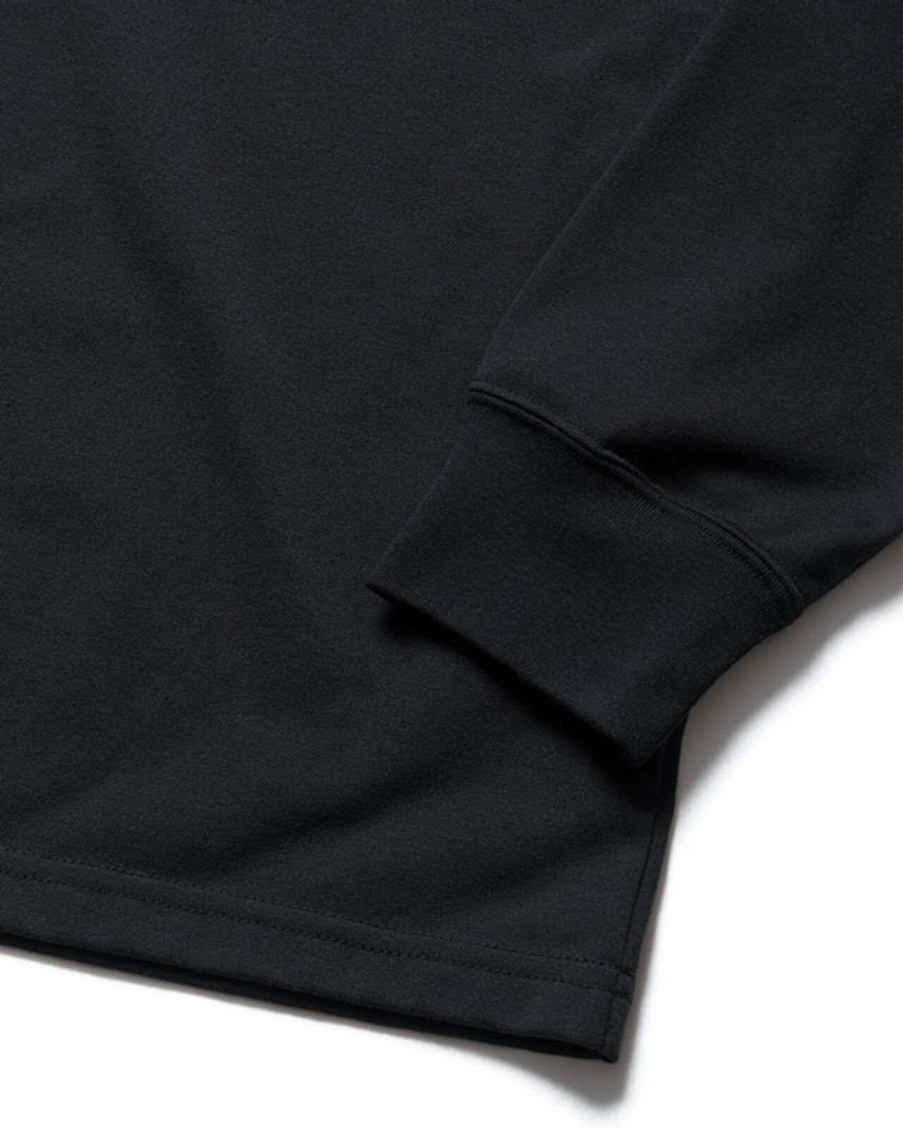 BLURRED LOGO L/S TEAM POCKET TEE,BLACK, large image number 4