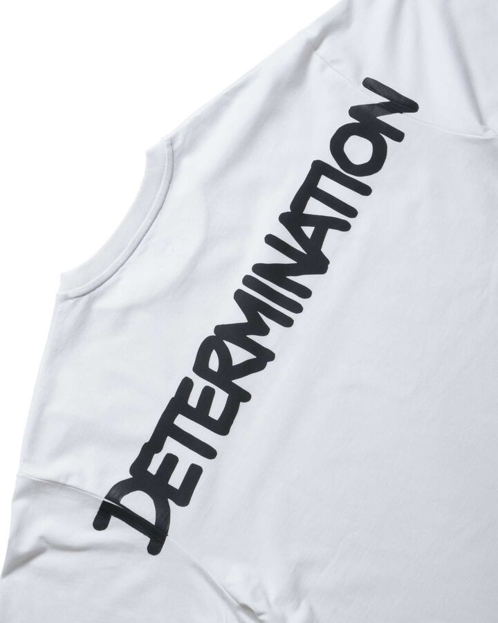 ERIC HAZE: DETERMINATION BAGGY TEE,WHITE, medium image number 2