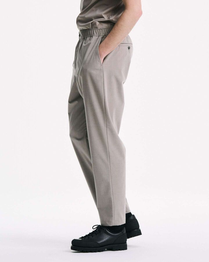 2WAY STRETCH TAPERED EASY PANTS,CHARCOAL GRAY, medium image number 6