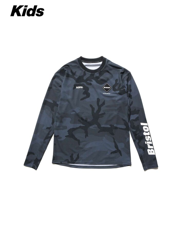 L/S ATHLETIC TOP,CAMOUFLAGE, medium