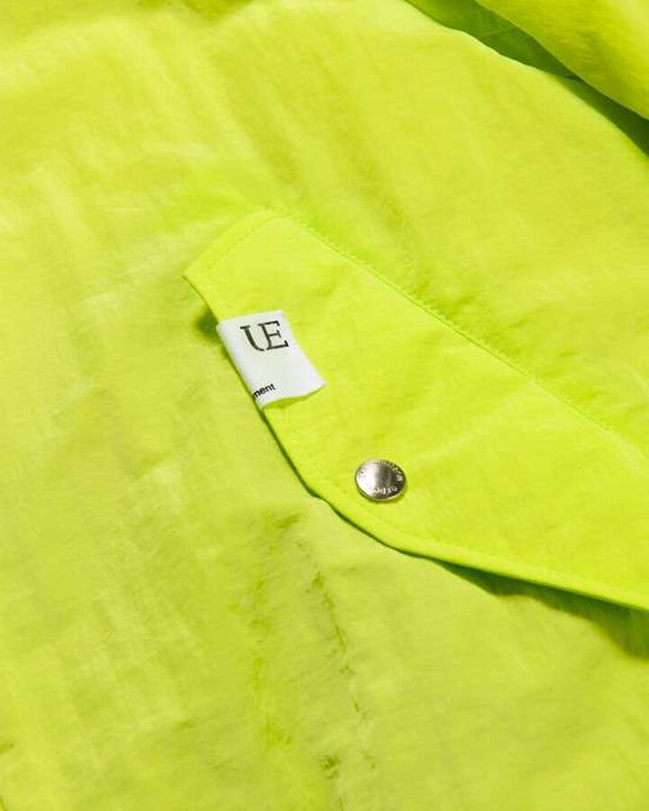 CRYSTAL NYLON FLIGHT JACKET,YELLOW, medium image number 2