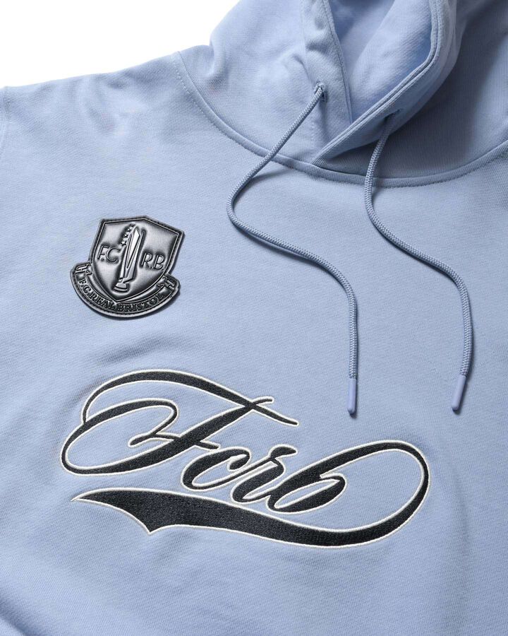 LETTERED SWEAT HOODIE,LIGHT BLUE, medium image number 2