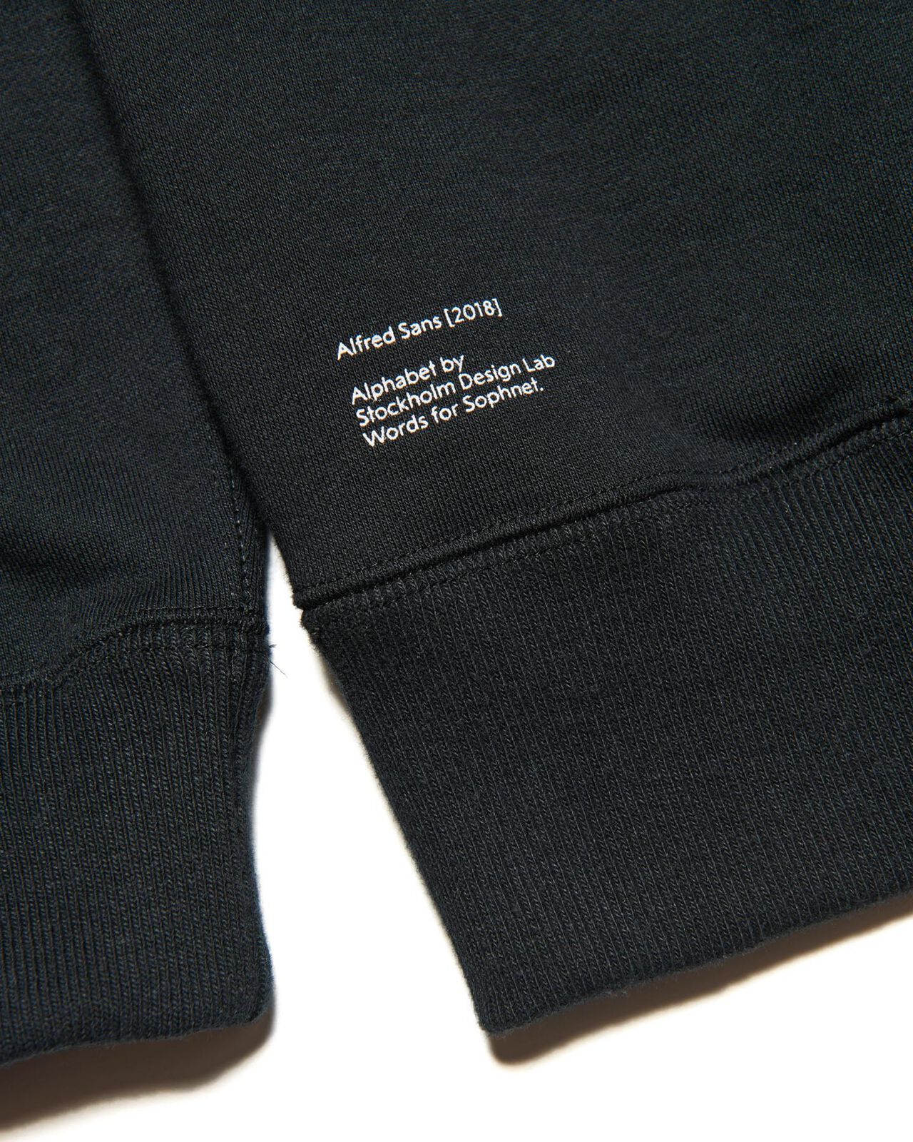 LOGO PATCH HOODIE,BLACK, large image number 3