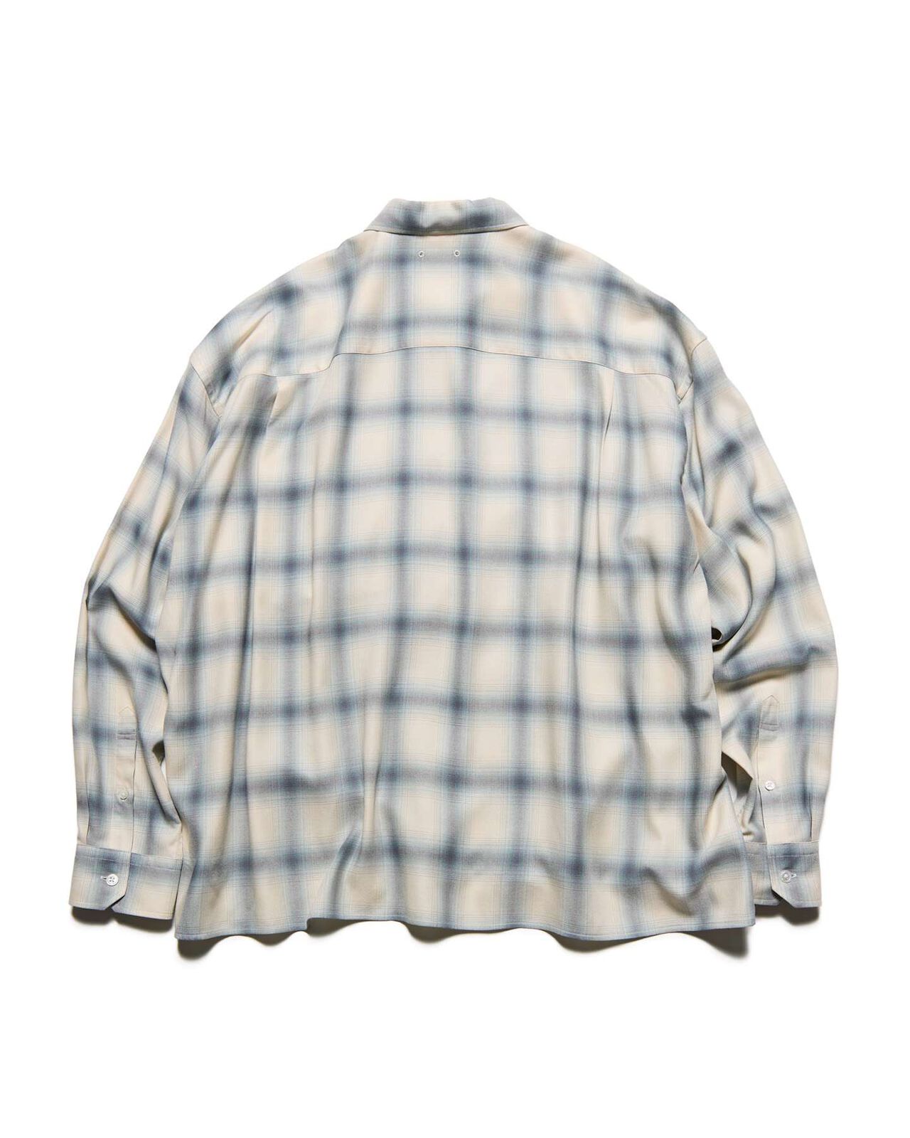 DRAPE ZIP-UP SHIRT,OFF WHITE, large image number 1