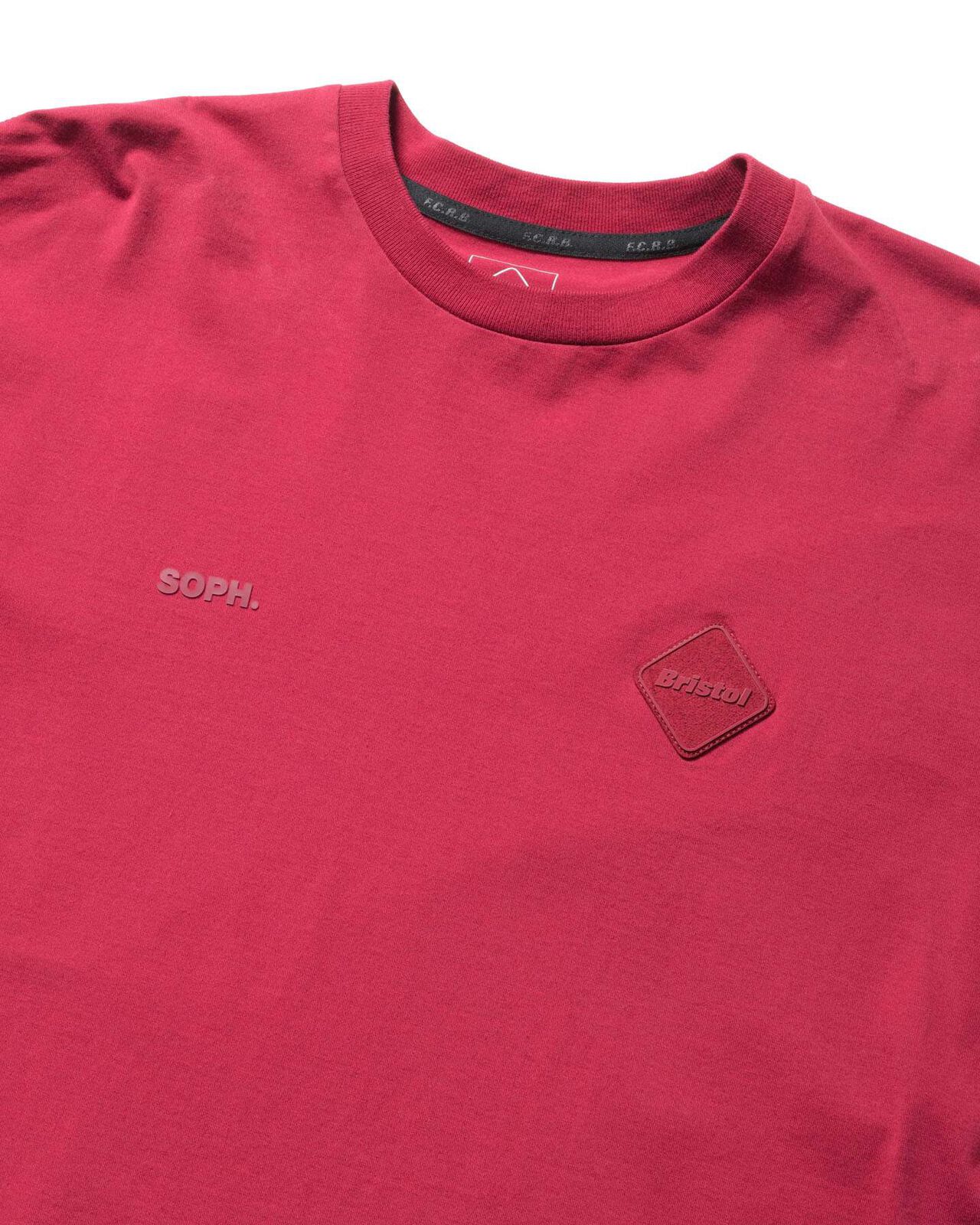 CUT-OFF LOGO L/S TEE,RED, large image number 3