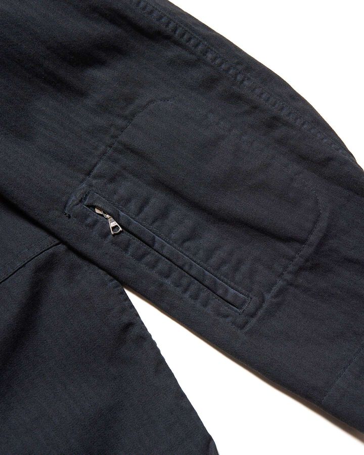 DAMAGED MILITARY BLOUSON,BLACK, medium image number 3