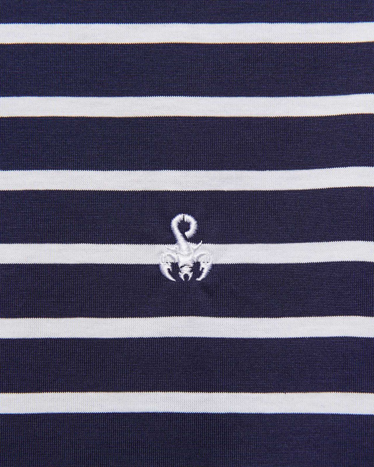 SCORPION BORDER WIDE TEE,NAVY, large image number 3