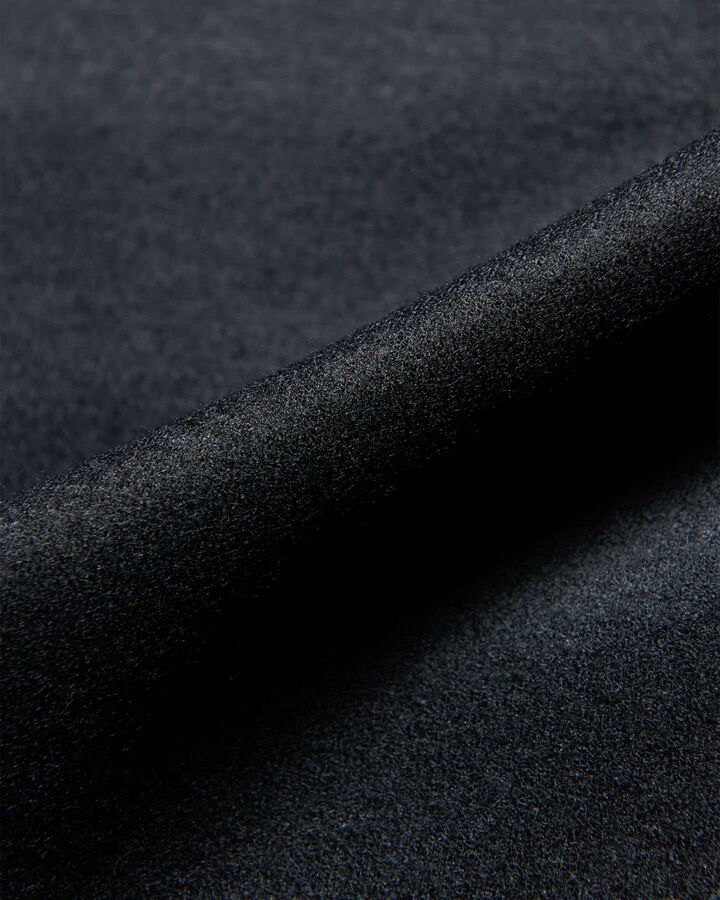 SILKY MILLED WOOL LOOSE L/S TEE,BLACK, medium image number 3