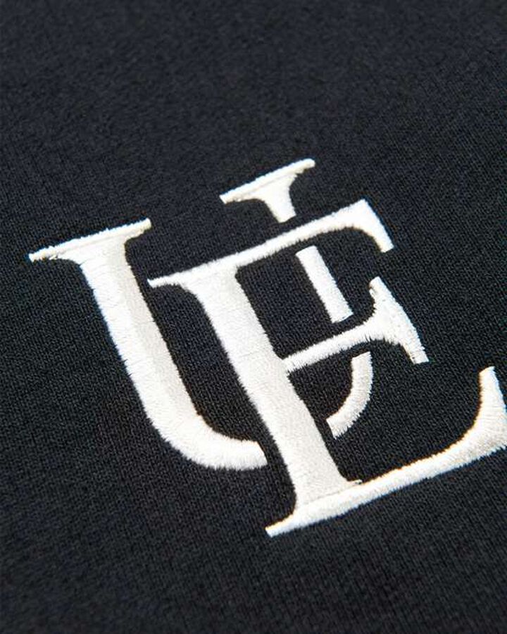 SWEAT VARSITY JACKET,BLACK, medium image number 3