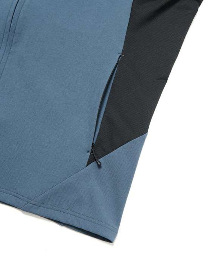 TECH ZIP UP HOODIE,BLUE, medium image number 2