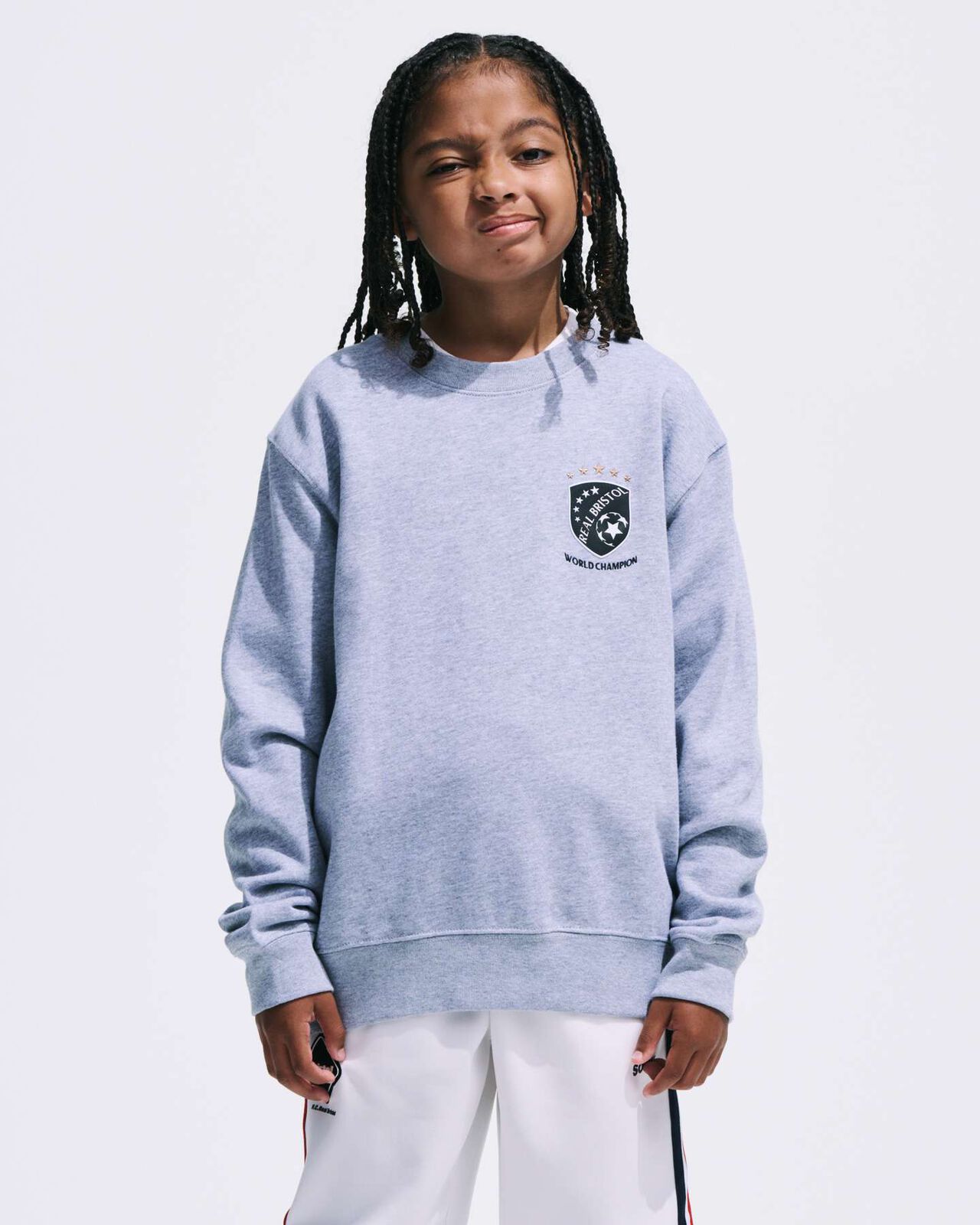 CHAMPIONS TEAM CREWNECK SWEAT,NAVY, large image number 2