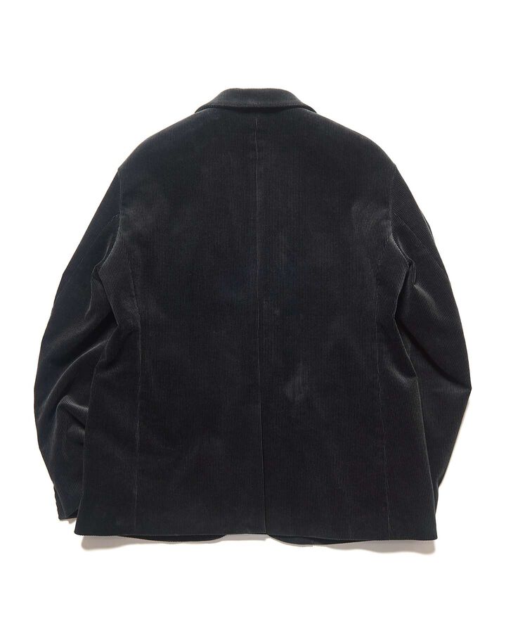 CORDUROY 2-BUTTON JACKET,BLACK, medium image number 1