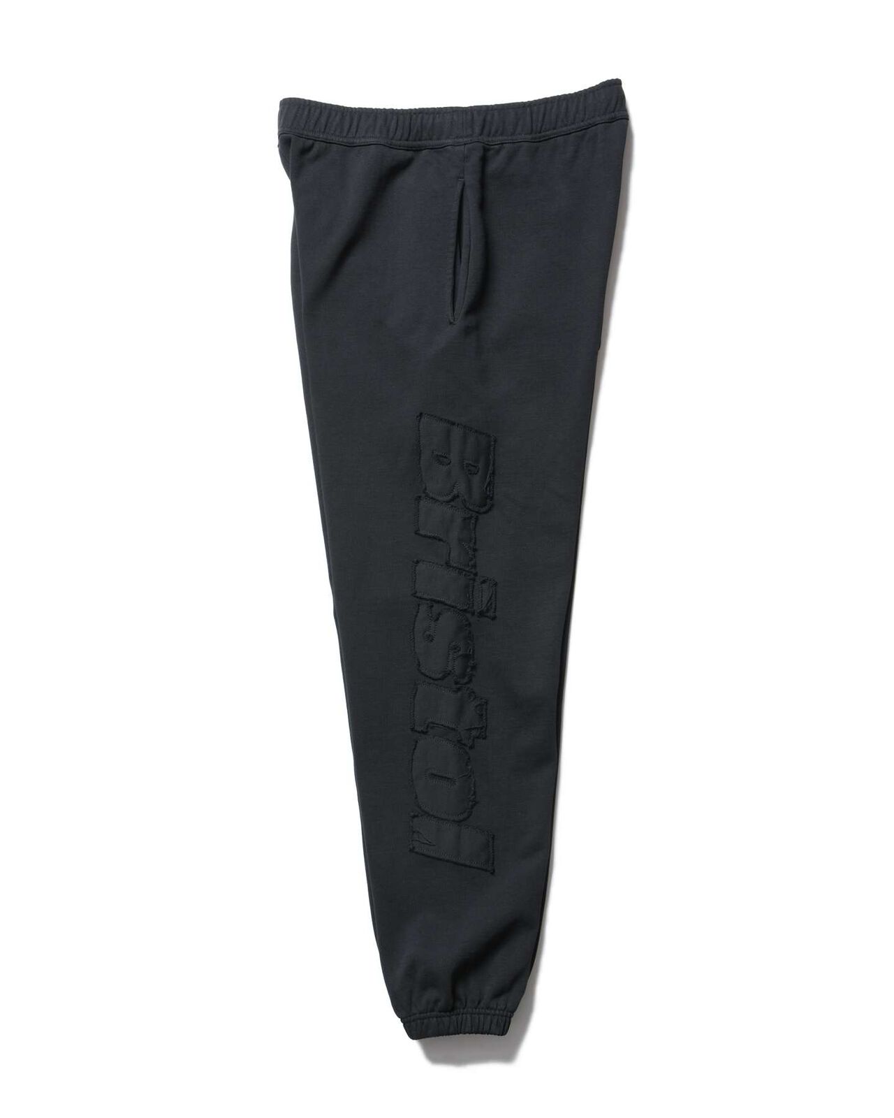 CUT-OFF LOGO SWEAT PANTS,BLACK, large image number 1