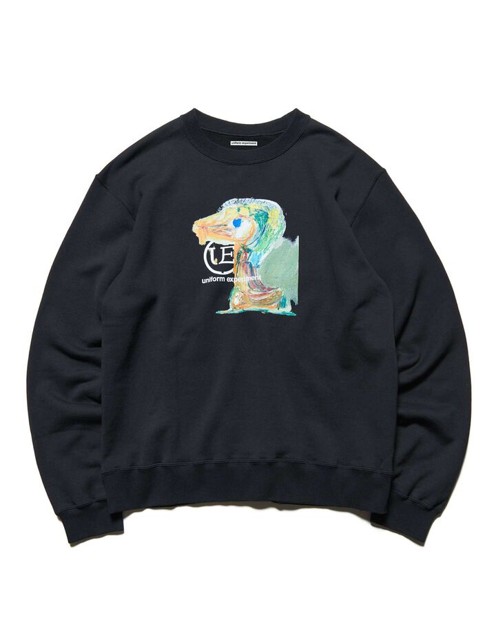 ASGER JORN: LANDSCAPE SWEATSHIRT,BLACK, medium