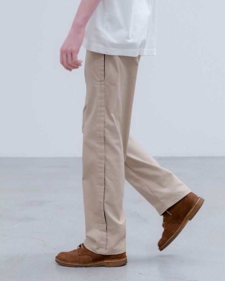 STRETCH TWILL SIDE TAPE PANTS,NAVY, medium image number 5