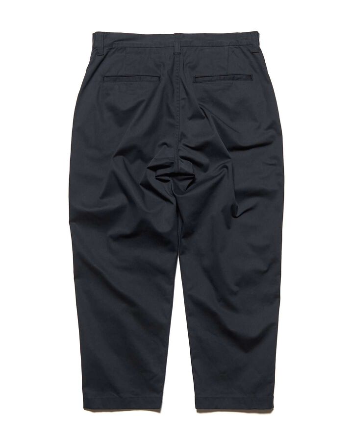 STRETCH TWILL WIDE CROPPED PANTS,BLACK, medium image number 1