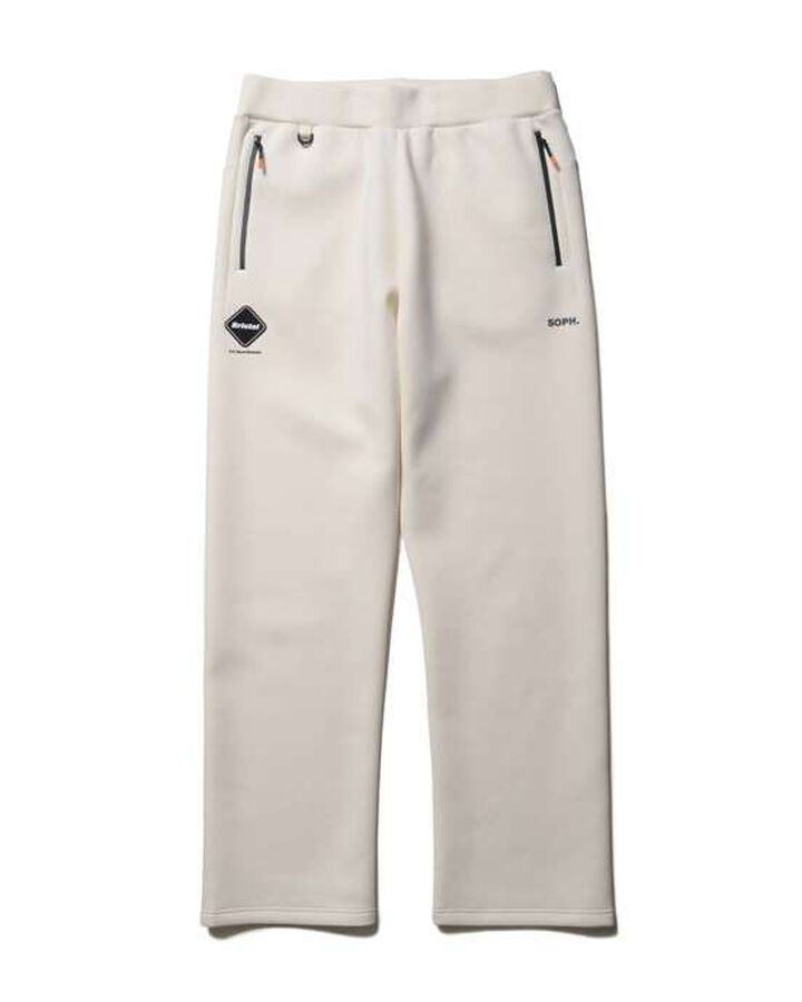 TECH SWEAT TEAM FLAT HEM BAGGY PANTS,OFF WHITE, medium image number 0