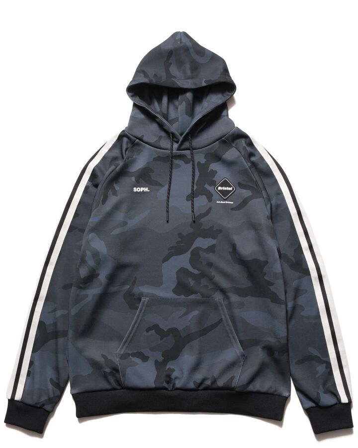 TRAINING TRACK PULLOVER HOODIE,CAMOUFLAGE, medium