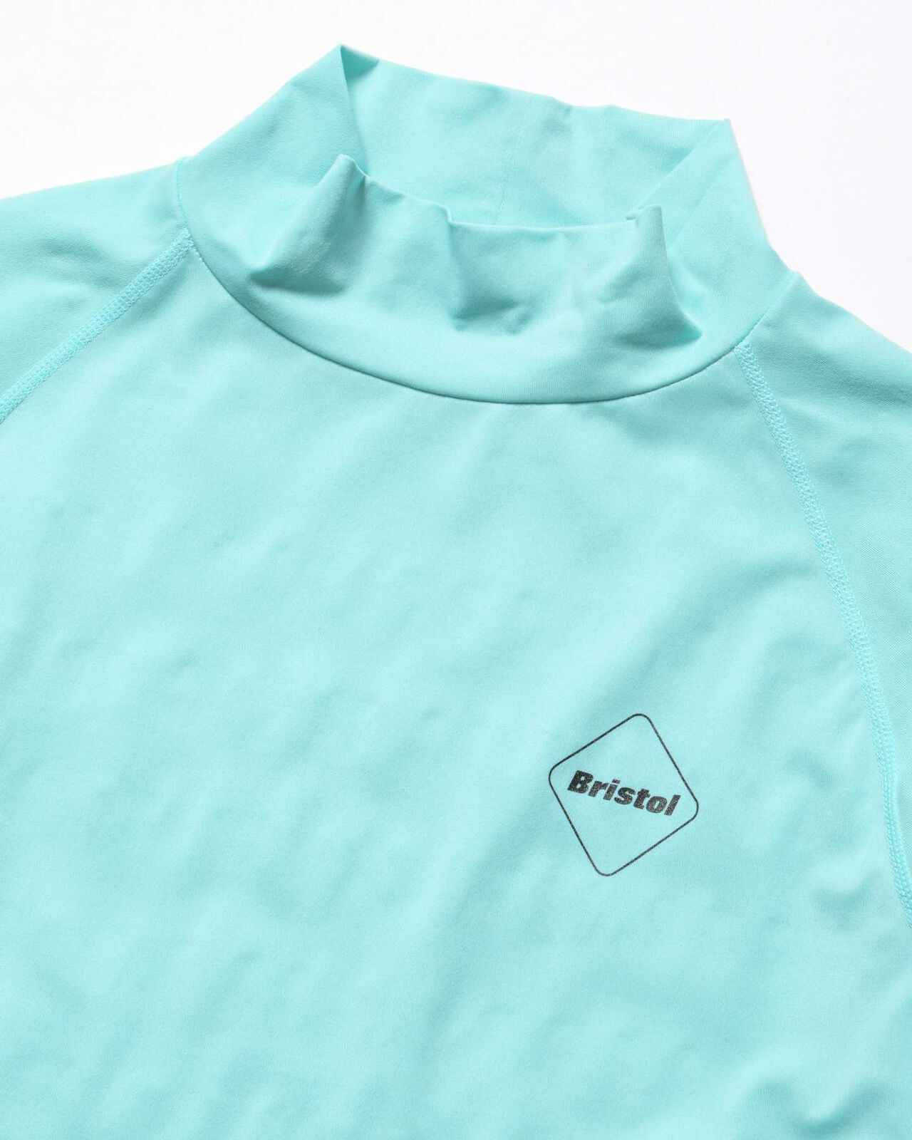 FREEZE TECH MOCKNECK L/S TOP,TURQUOISE, large image number 2