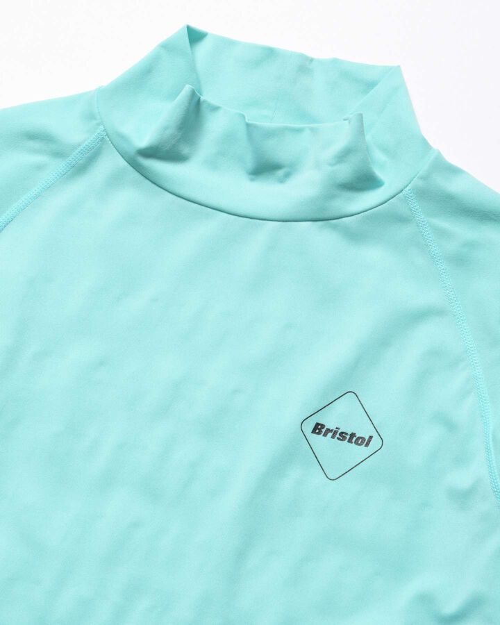 FREEZE TECH MOCKNECK L/S TOP,TURQUOISE, medium image number 2