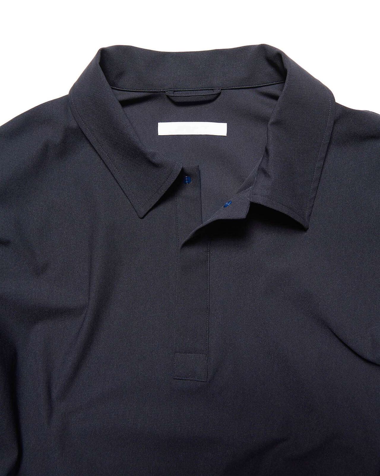 4-WAY STRETCH L/S POLO SHIRT,NAVY, large image number 2