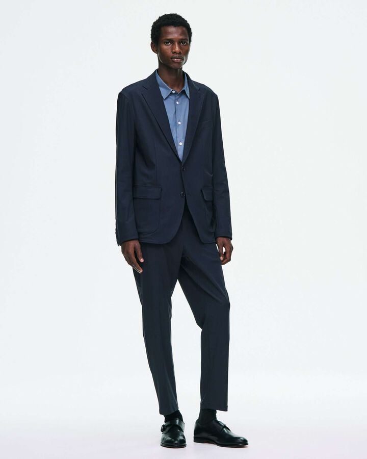4-WAY STRETCH PACKABLE 2-BUTTON JACKET,CHARCOAL GRAY, medium image number 7
