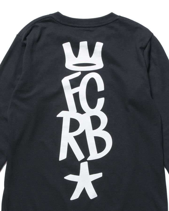 ERIC HAZE: EMBLEM L/S TEE,BLACK, medium image number 2