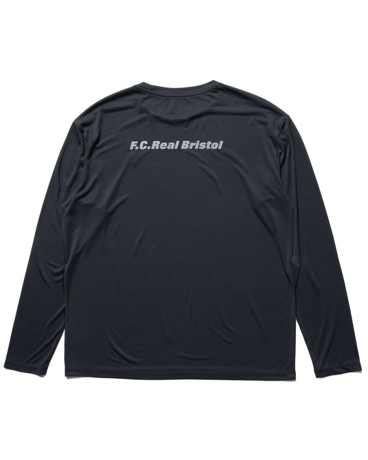 REFLECTIVE LOGO TECH DRY L/S TEE,BLACK, medium image number 1